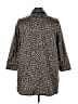 Dennis by Dennis Basso 100% Polyester Animal Print Black Coat Size 3X - photo 2
