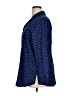 Chico's Chevron-herringbone Blue 3/4 Sleeve Button-Down Shirt Size XL (3) - photo 5