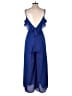 Hot & Delicious 100% Polyester Blue Jumpsuit Size S - photo 2