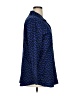 Chico's Chevron-herringbone Blue 3/4 Sleeve Button-Down Shirt Size XL (3) - photo 4