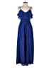 Hot & Delicious 100% Polyester Blue Jumpsuit Size S - photo 1