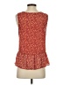 Pleione 100% Polyester Red Sleeveless Blouse Size XS - photo 2