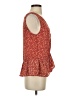 Pleione 100% Polyester Red Sleeveless Blouse Size XS - photo 4
