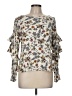 Unbranded 100% Viscose Ivory 3/4 Sleeve Blouse Size M (estimated) - photo 1