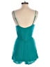 The Impeccable Pig 100% Rayon Teal Blue Romper Size XS - photo 2