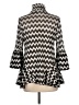 Patchington Chevron-herringbone Black 3/4 Sleeve Blouse Size L - photo 2