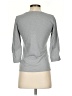Talbots 100% Cotton Gray 3/4 Sleeve Top Size XS - photo 2