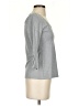 Talbots 100% Cotton Gray 3/4 Sleeve Top Size XS - photo 4