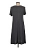 B Sharp Solid Gray Casual Dress Size S - photo 2