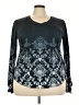 Unbranded Black Long Sleeve Blouse Size 2X - photo 1