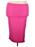 Shein Curve 100% Polyester Solid Pink Casual Skirt Size 18 Plus (3) - photo 1