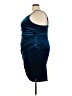Shein Curve 100% Polyester Blue Cocktail Dress Size 18 Plus (3) - photo 5
