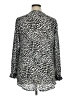 Ophelia Roe 100% Polyester Animal Print Silver Long Sleeve Blouse Size XL - photo 2
