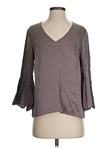 Alice & Trixie 3/4 Sleeve Silk Top (view 1)