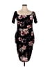 Maitai Floral Black Cocktail Dress Size 3X - photo 1