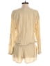 Indah 100% Rayon Tan Ivory Romper Size S - photo 2