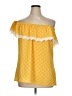 AUW Yellow Sleeveless Blouse Size XL - photo 1