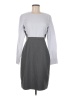J.Crew 100% Polyester Gray Casual Dress Size 6 - photo 1