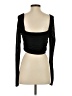 Guizio Black Long Sleeve Top Size S - photo 2