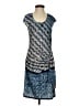 Studio M Chevron-herringbone Blue Casual Dress Size XS - photo 1