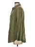 H&M 100% Lyocell Green 3/4 Sleeve Button-Down Shirt Size S - photo 5