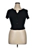 Unbranded Black Short Sleeve Top Size 0X - photo 1