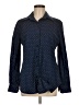 Tish Cox Polka Dots Blue Long Sleeve Blouse Size M - photo 1