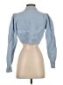 LoveShackFancy Blue Wool Cardigan Size S - photo 2