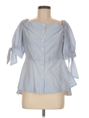 Pearl By Lela Rose 3/4 Sleeve Blouse (view 1)