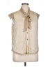 Draper James Ivory Sleeveless Button-Down Shirt Size XL - photo 1