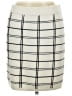 BCBGeneration Plaid Ivory Casual Skirt Size L - photo 1