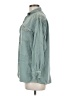 Assorted Brands Solid Teal 3/4 Sleeve Button-Down Shirt Size M - photo 5