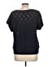 Croft & Barrow Black Short Sleeve Top Size L - photo 2