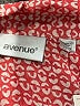 Avenue 100% Polyester Polka Dots Orange 3/4 Sleeve Blouse Size 22 - 24 Plus - photo 7