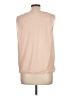 Long Tall Sally 100% Polyester Solid Pink Tan Sleeveless Blouse Size L - photo 2