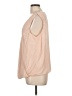 Long Tall Sally 100% Polyester Solid Pink Tan Sleeveless Blouse Size L - photo 5