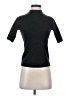 Ann Taylor Solid Black Short Sleeve Top Size XXS - photo 1