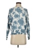 Leallo 100% Cotton Tie-dye Blue Pullover Sweater Size XS - photo 1