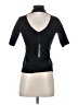 Ann Taylor Solid Black Short Sleeve Top Size XXS - photo 2