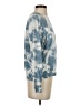 Leallo 100% Cotton Tie-dye Blue Pullover Sweater Size XS - photo 4
