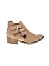 Janet & Janet 100% Leather Tan Ankle Boots Size EU 39 - photo 1