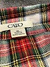 Cato Plaid Red 3/4 Sleeve Button-Down Shirt Size XL - photo 7