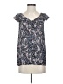 Ann Taylor LOFT 100% Polyester Blue Short Sleeve Blouse Size XS - photo 1