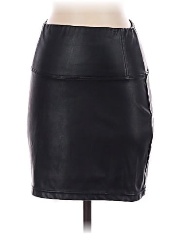 Tinseltown Faux Leather Skirt (view 1)