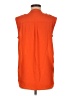 Apt. 9 100% Polyester Orange Sleeveless Blouse Size M - photo 2