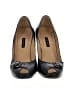 Hype 100% Leather Black Heels Size 9 - photo 2