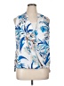 Alfani Blue Sleeveless Blouse Size 16 - photo 1