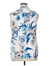 Alfani Blue Sleeveless Blouse Size 16 - photo 2