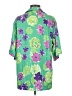 Topshop 100% Polyester Tropical Green Short Sleeve Blouse Size 4 - photo 2