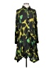 Alembika 100% Polyester Print Green Casual Dress Size 4 (0) - photo 1